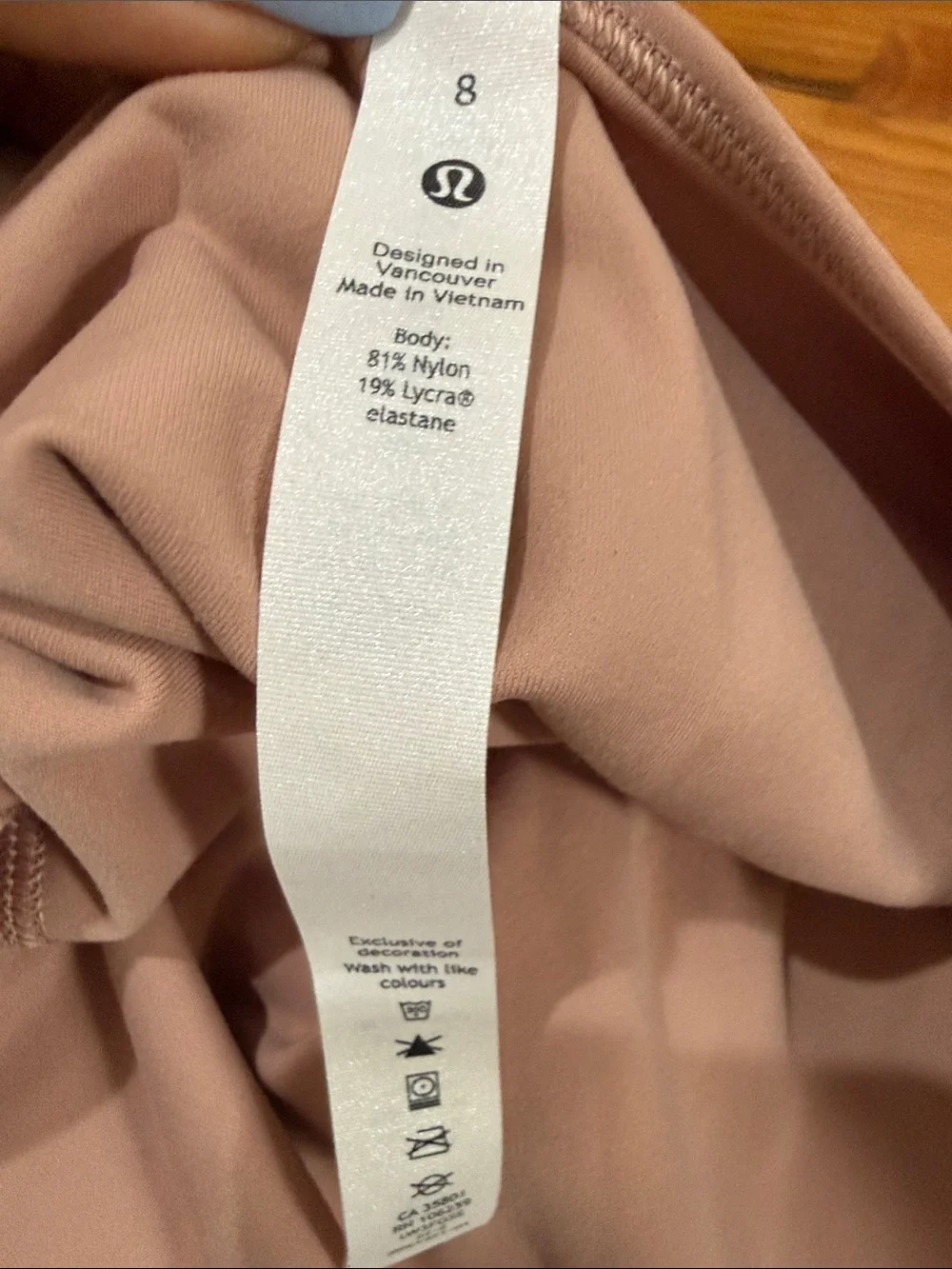 lululemon athletica Dusty Rose V-Neck Crop Top